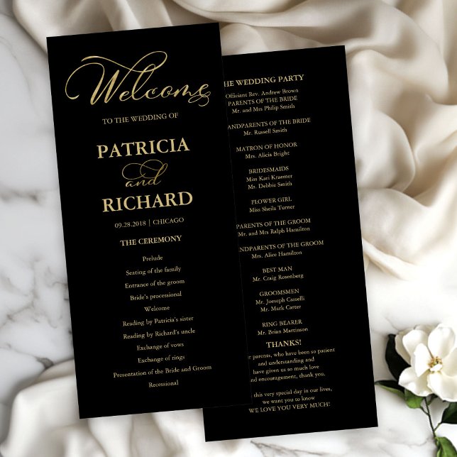 Programa de Cerimônia da Ordem de Serviço do Casam (Criador carregado)