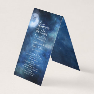 Programa de Cerimônia de Casamento de Estrelas de