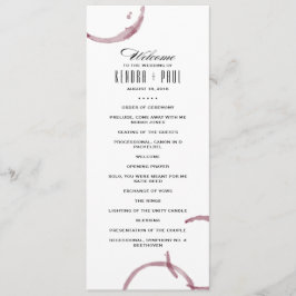 Programa de Cerimônia de Vinhas