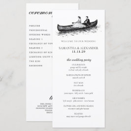 Programa de Cerimônia do Casal de Canoa