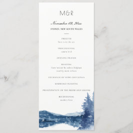 PROGRAMA DE CERIMÔNIA DO LAGO DE MONTANHA AZUL IND