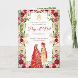Programa de Cerimônia Hindu e programa de casament