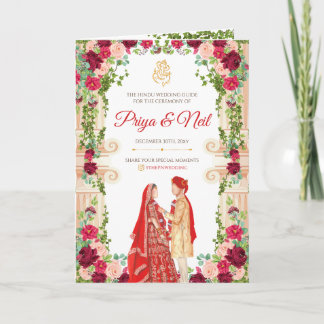 Programa de Cerimônia Hindu e programa de casament