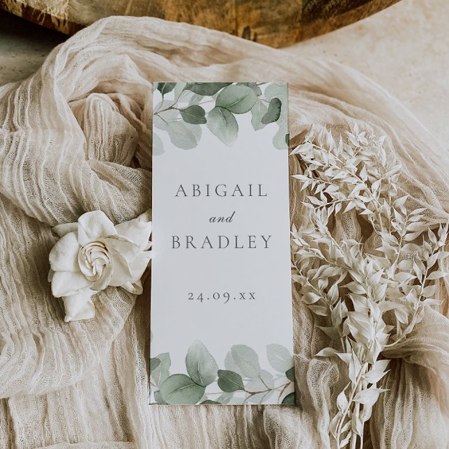 Programa de Cerimônia Moderna de Casamentos de Fol (Criador carregado)