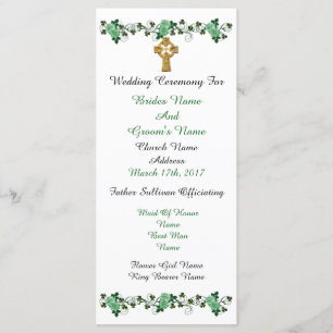 Programa de cerimônias de casamento