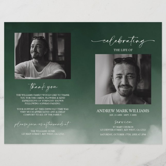 Programa de Dobragem da Ordem Funeral Verde de Ser (Frente)