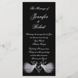 Programa de dois punhos brancos e monogramas cardí