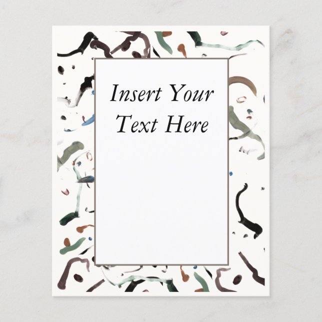 Programa de eventos modernos para Abstrato de eleg (Frente)