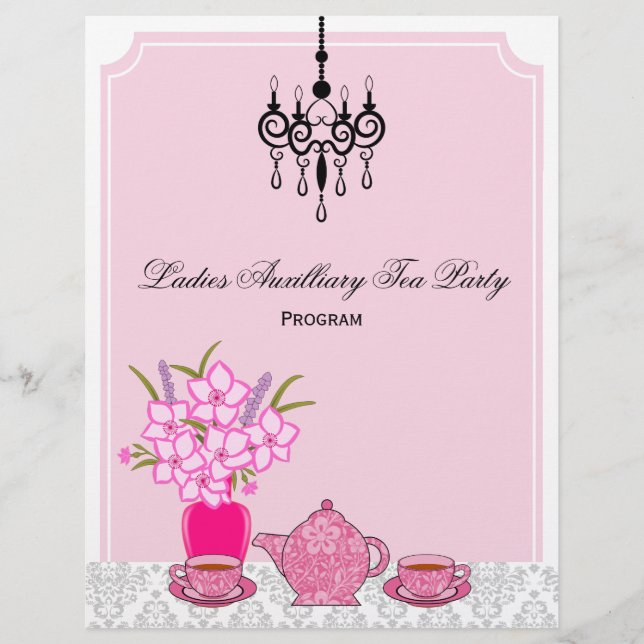 Programa de festas de chá (Frente)