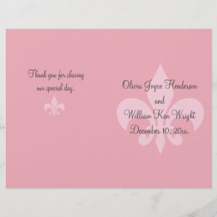Programa de Fleur de Lise Casamento