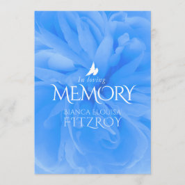 Programa de funeral de rosa púrpura do serviço de