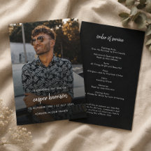 Programa de Funeral | Ordem de Serviço de Memorial
