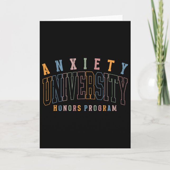 Programa de Honra da Universidade Ansiedade, Saúde (Frente)