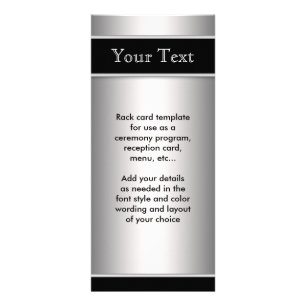 Programa de Menu Prata e Preto