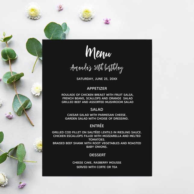 Programa de menus branco preto (Criador carregado)