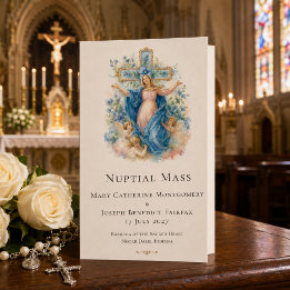 Programa de Missa Nupcial Mariana Católica