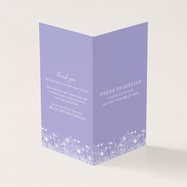 Programa de Ordem de Serviço de Lavandas de Flor S (Exterior)