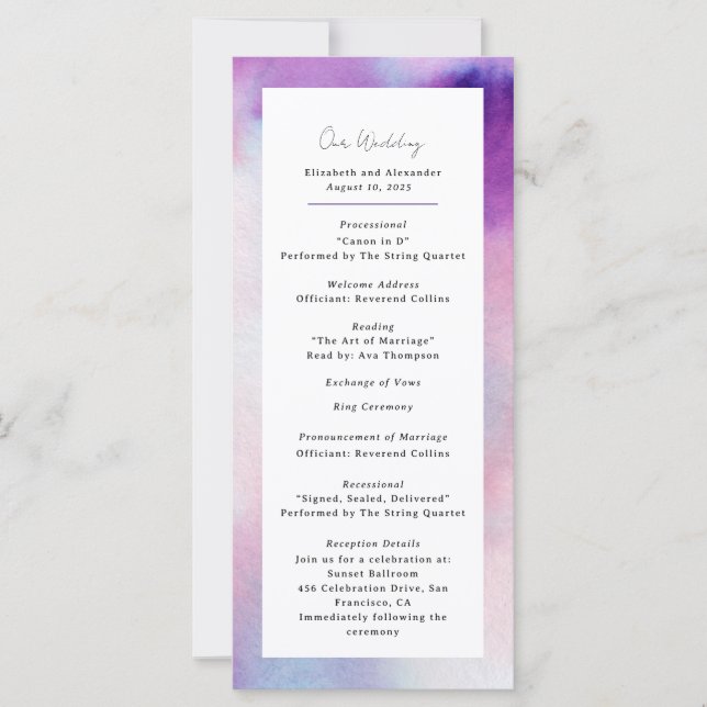 Programa de quadros com cores aquáticas (Frente)