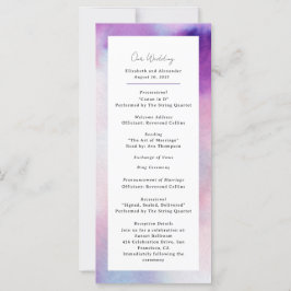 Programa de quadros com cores aquáticas