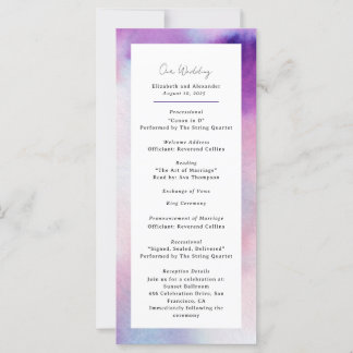 Programa de quadros com cores aquáticas