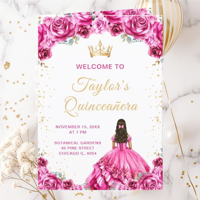 Programa de Quinceañera Floral da Princesa Rosa Qu (Criador carregado)