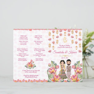 Programa de rituais de casamento indianos Lotus la