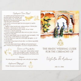 Programa de rituais de casamento índios para os pa