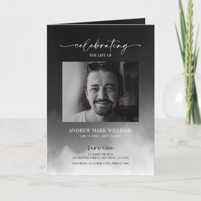 Programa de Serviços Dobrados da Ordem Funeral do  (Frente)