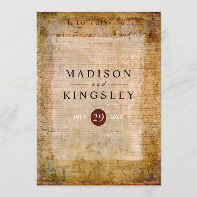 Programa Declaração de independência 📜 antigo pergaminho d (Frente)