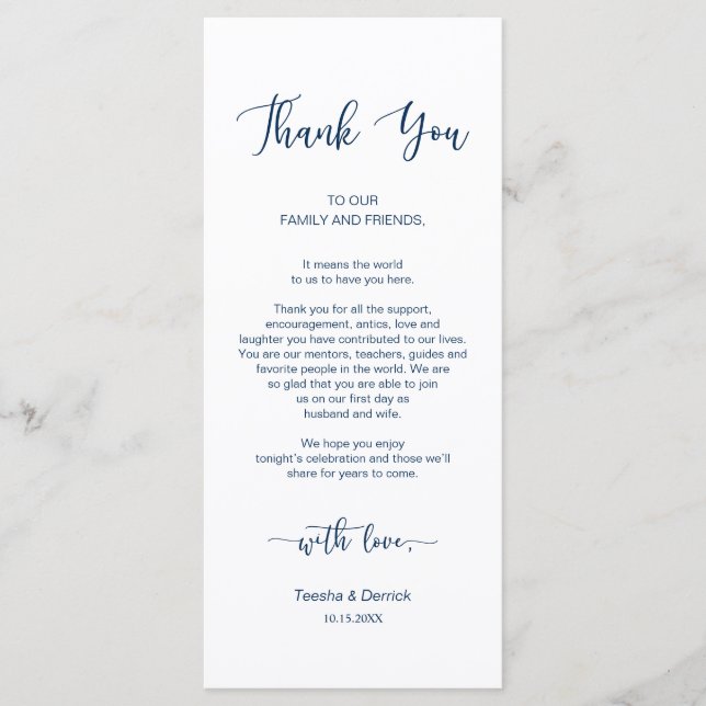 Programa Definição de Local de janto Obrigado, Marinho Azul (Frente)