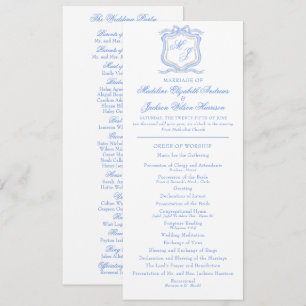 Programa Desenhador de Cores Azuis Monogramas Casamento