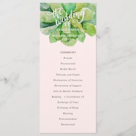 Programa Desert Succulent Wedding - Rosa