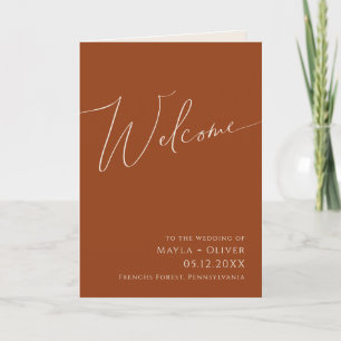 Programa Deserto Whimsic Terracotta Casamento Dobrado