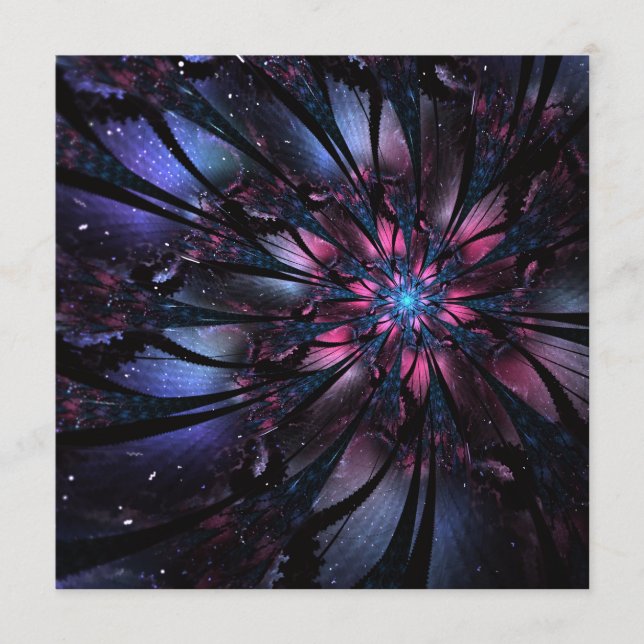 Programa design de flor fractal abstrato (Frente)