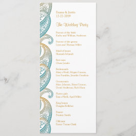 Programa Dourado Casamento com Paisley