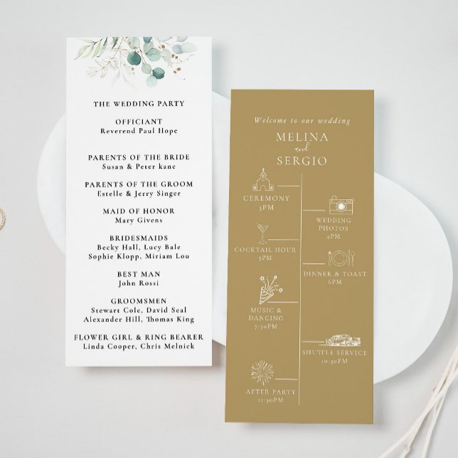 Programa Dourado de Casamento da Linha do Tempo Eu (Criador carregado)