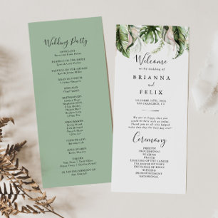 Programa Dourado de Casamento Verde Tropical