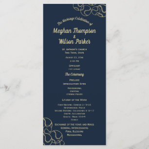 Programa Dourado e Marinho de Casamento Azul com B
