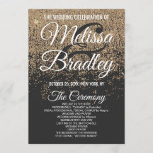 Dourado Glitter Sparkles Black