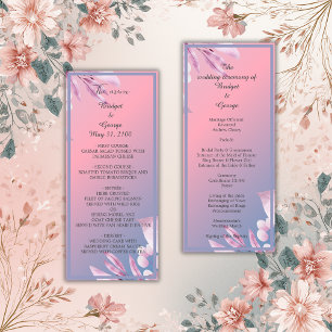programa e menu pastel cherry blosom sakura