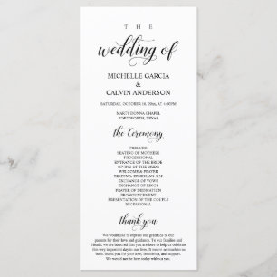 Programa Elegante Classy, roteiro preto, cerimônia de casam