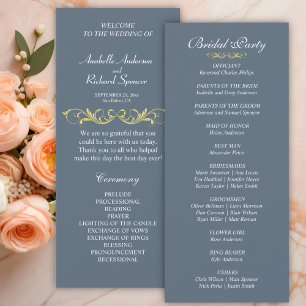 Programa Elegante de Casamento Vitoriano