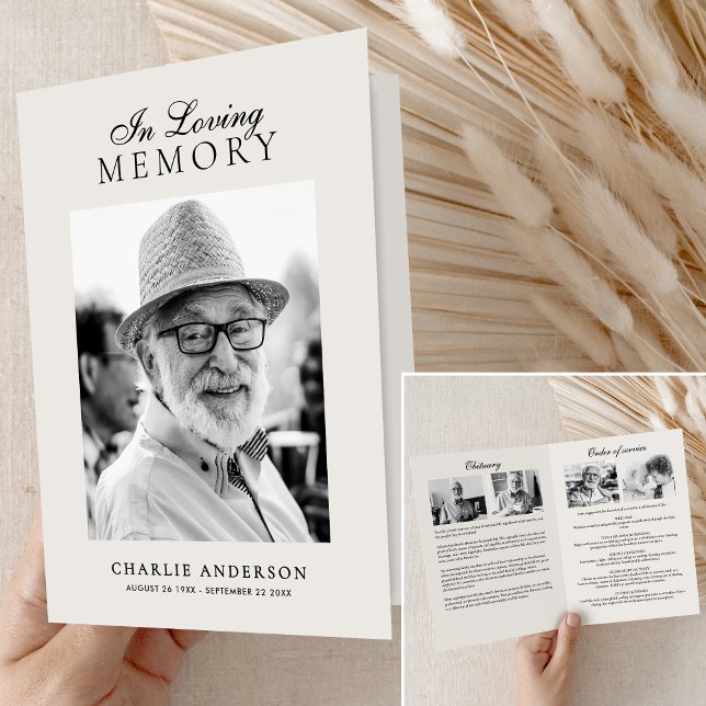 Programa Elegante Em Memória de Amor 7-Fotos Memorial (Criador carregado)