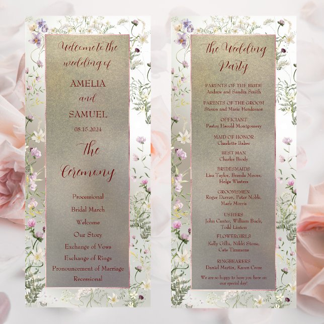 Programa Elegante Floral Autumn Flat Program (Criador carregado)