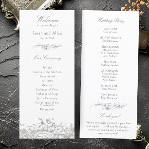 Programa Elegante francês Rococo Floral