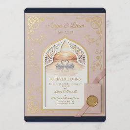 Programa ElegantGoldWeddingInvitation