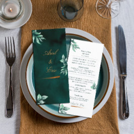 Programa Emerald Eucalyptus Script Font Wedding