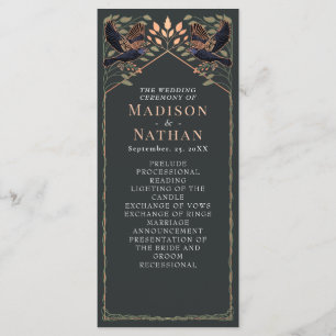 Programa Encantada Casamento Floral Raven Raven Sage Green