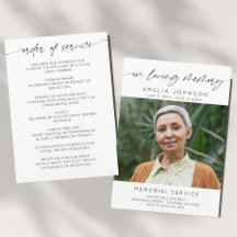 Encantando a memória Foto Ordem Funeral de Serviço