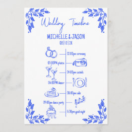 Programa Esquema Itinerário de Casamento Simples